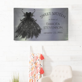 ゴシック様式の妖精の黒衣 | バンピーゴシックグラムシェン 横断幕