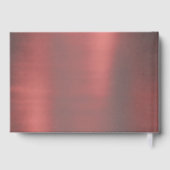 ゴシック様式の妖精クリムゾンガウン | 深いラディアントレッドシェーン ゲストブック (裏面)