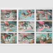 ゴシック様式の妖精ジャンクジャーナルの切り離し 薄葉紙 (正面)