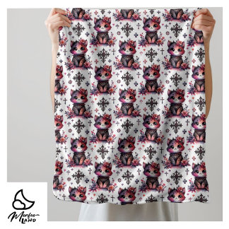 ゴシック様式の子猫 シェルパブランケット