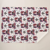 ゴシック様式の子猫 シェルパブランケット (正面(横))