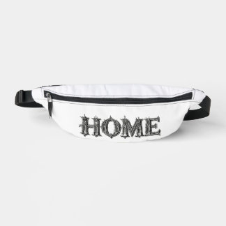 ゴシック様式の寺院建築のウエストポーチ 「HOME」 ファニーパック