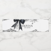 ゴシック様式の小さなブーブベイビーシャワー ペットボトルラベル (シングルラベル)