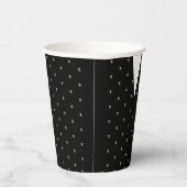 ゴシック様式の小さな女の子で黒いドレス誕生日 紙コップ (右)