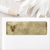 ゴシック様式の小型の薬草ラベル ラベル (インサイチュ)