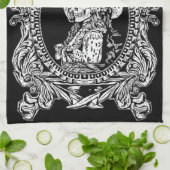 ゴシック様式の少女 キッチンタオル (折り畳み)