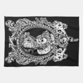 ゴシック様式の少女 キッチンタオル (横)