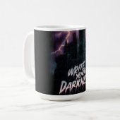 ゴシック様式の幽霊城＋雷雨 コーヒーマグカップ (正面左)