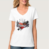 ゴシック様式の後ずっと幸せにグランジ過ごす Tシャツ (正面)