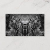 ゴシック様式の忘れられない大聖堂の錯覚 名刺 (裏面)