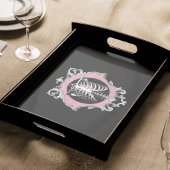 ゴシック様式の愛 |ピンクと黒のスケルトンハートフローラ 薄葉紙