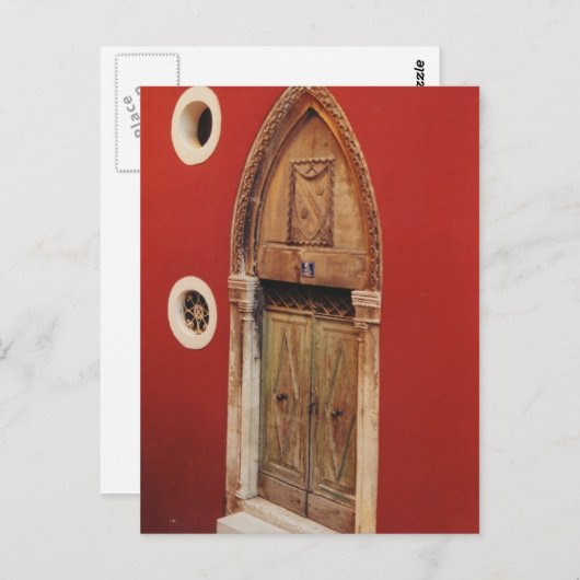 ゴシック様式の扉 ポストカード (正面/裏面)