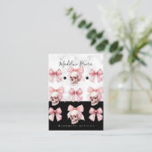 ゴシック様式の手作り職人イヤリングディスプレイカード コーリングカード (スタンド正面)