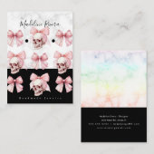 ゴシック様式の手作り職人イヤリングディスプレイカード コーリングカード (正面/裏面)