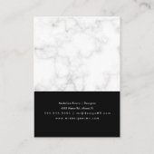 ゴシック様式の手作り職人イヤリングディスプレイカードB コーリングカード (裏面)