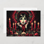 ゴシック様式の挨拶 ポストカード (正面/裏面)