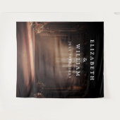 ゴシック様式の教会の写真ブースプロップ背景 タペストリー (正面(横))