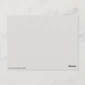 ゴシック様式の教会の窓はがき ポストカード (裏面)