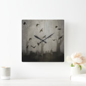 ゴシック様式の時間 スクエア壁時計 (ホーム)