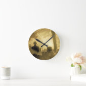 ゴシック様式の時間 ラウンド壁時計 (ホーム)