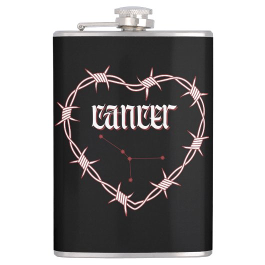 ゴシック様式の暗黒天エギーがん星座 フラスク (正面)