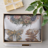 ゴシック様式の月とスチームパンクアートのデコページ 薄葉紙 (ギフト)