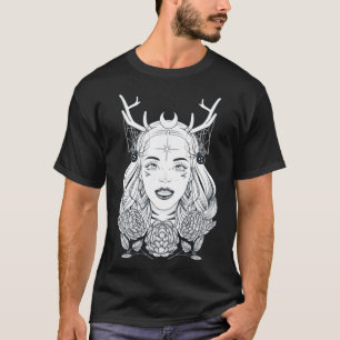 ゴシック様式の服美的オカルト魔女14 Tシャツ