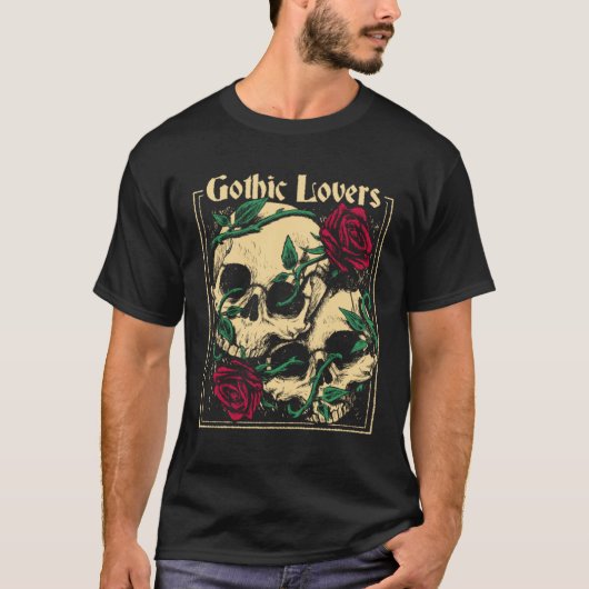 ゴシック様式の服美的オカルト魔女8 Tシャツ (正面)