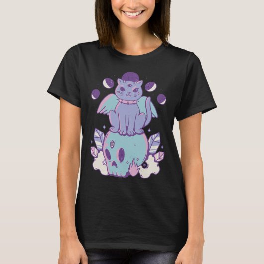 ゴシック様式の服美的オカルト魔女9 Tシャツ (正面)