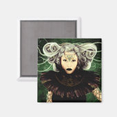 ゴシック様式の未造形作品 マグネット (正面/裏面)