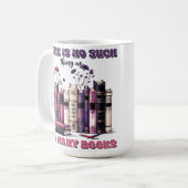 ゴシック様式の本が多すぎるほどのものはない コーヒーマグカップ (正面左)