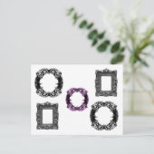 ゴシック様式の枠 ポストカード (スタンド正面)