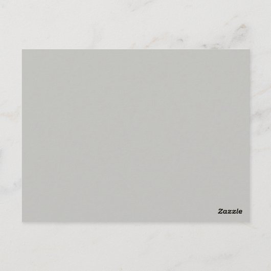 ゴシック様式の森のはがき ポストカード (裏面)