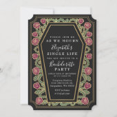 ゴシック様式の棺バラバチェロレッテ 招待状 (正面)