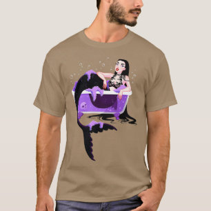 ゴシック様式の水底爆弾のマーメイド Tシャツ