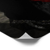 ゴシック様式の水彩画 ポスター (角)