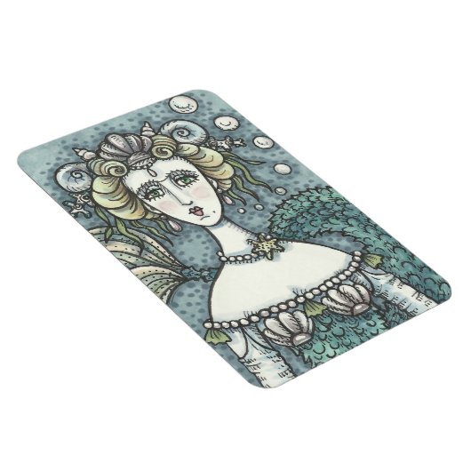 ゴシック様式の海王星の人魚の磁石サイレン マグネット (右側)