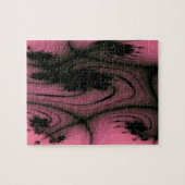 ゴシック様式の渦巻き旋回が難しいパズル ジグソーパズル (横)