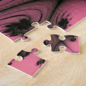 ゴシック様式の渦巻き旋回が難しいパズル ジグソーパズル (側面)