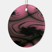 ゴシック様式の渦巻き網 セラミックオーナメント (左)