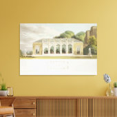 ゴシック様式の温室, 1832 キャンバスプリント (インサイチュ (リビング))