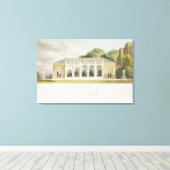 ゴシック様式の温室, 1832 キャンバスプリント (インサイチュ (ウッドフロア))