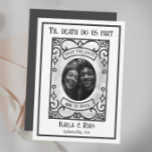 ゴシック様式の濃色とムーディ結婚ーズ セーブザデート