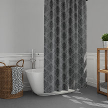 ゴシック様式の灰色の黒いダマスクパターン