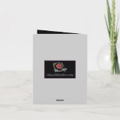 ゴシック様式の照明サンキューカード サンキューカード (裏面)