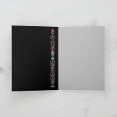 ゴシック様式の照明付き原稿サンキューカード サンキューカード (内部)