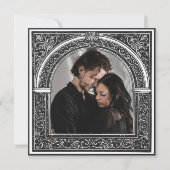 ゴシック様式の白黒中世からデスフォトまで セーブザデート (裏面)