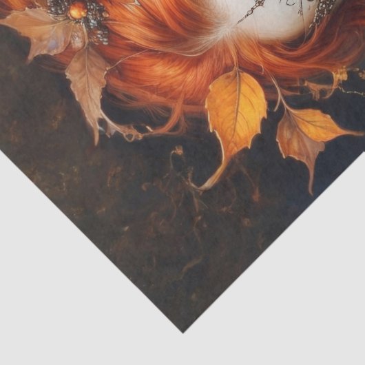 ゴシック様式の秋の切り離し女王 薄葉紙 (詳細)