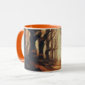 ゴシック様式の秋の森 マグカップ (正面左)