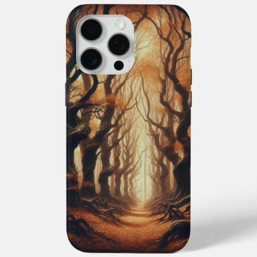 ゴシック様式の秋の森 Case-Mate iPhoneケース (裏面)